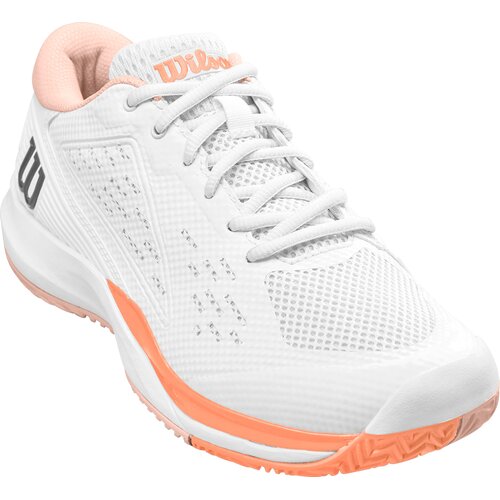 DAMEN TENNISOUTDOORSCHUHE RUSH PRO ACE W WH/CANTALOUPE/SCALLOP SH