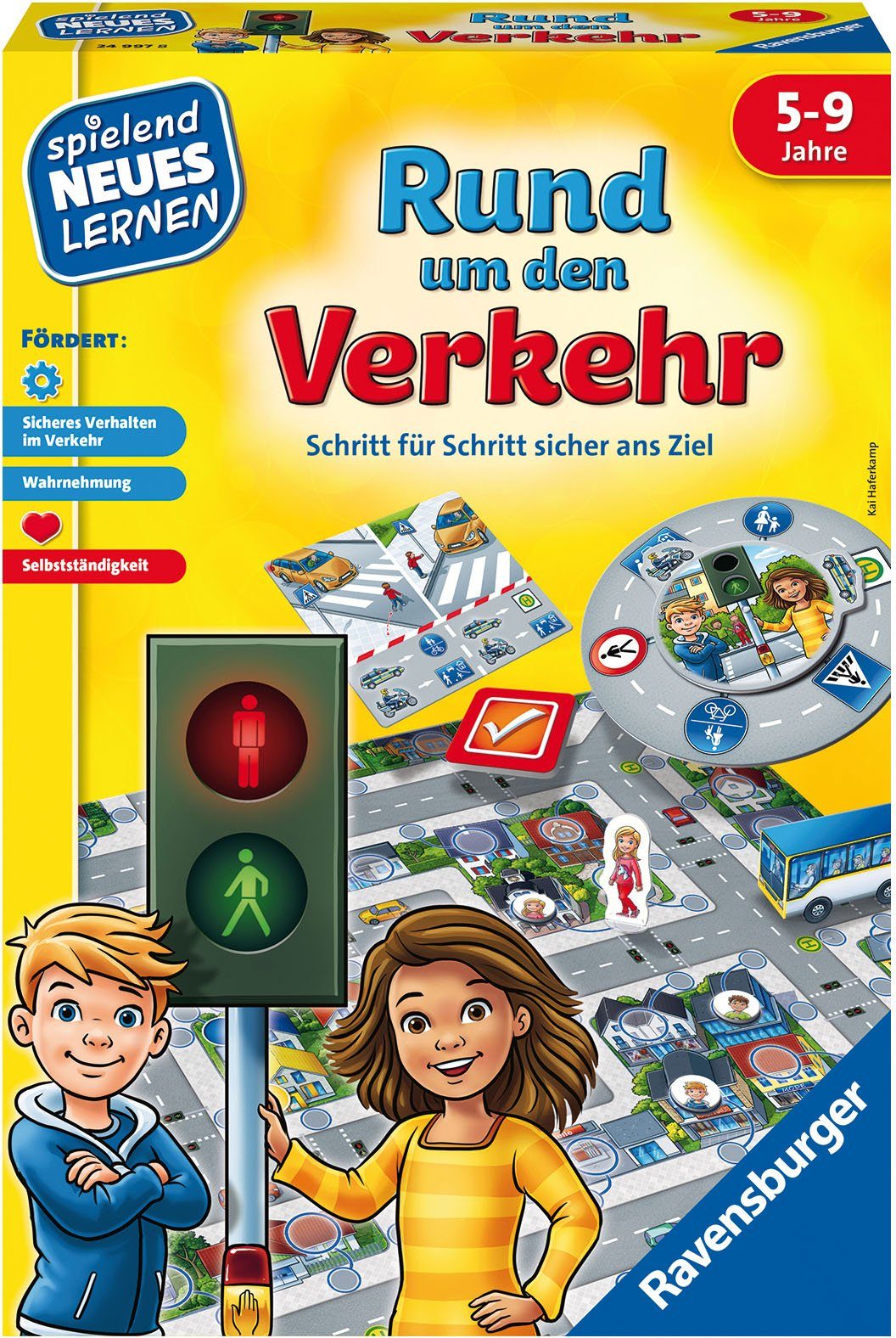Ravensburger Spiel, Lernspiel Rund um den Verkehr, FSC® - schützt Wald - weltweit; Made in Europe