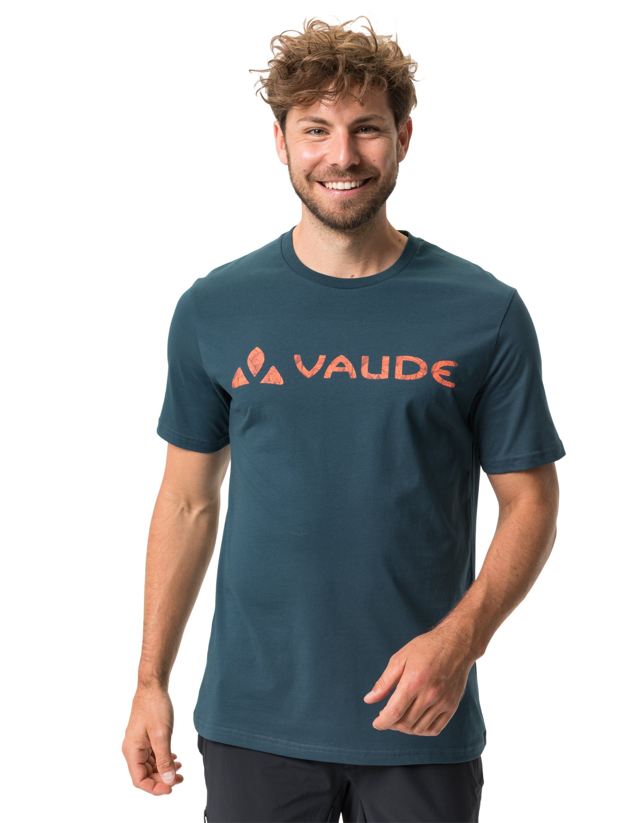 VAUDE T-Shirt Men's Logo Shirt (1-tlg) Grüner Knopf