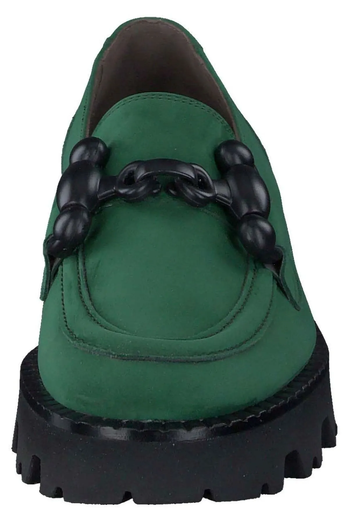 Paul Green  Flacher Schuh - Grün - Blockabsatz