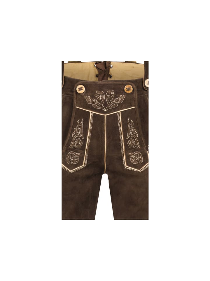 Nübler Lederhose für Herren in braun in braun günstig kaufen 54