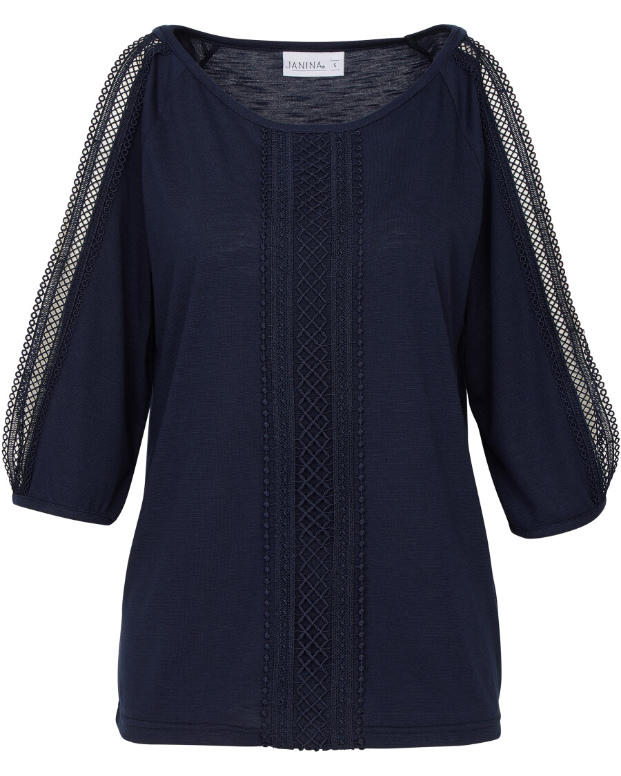 Bluse mit 3/4-Arm