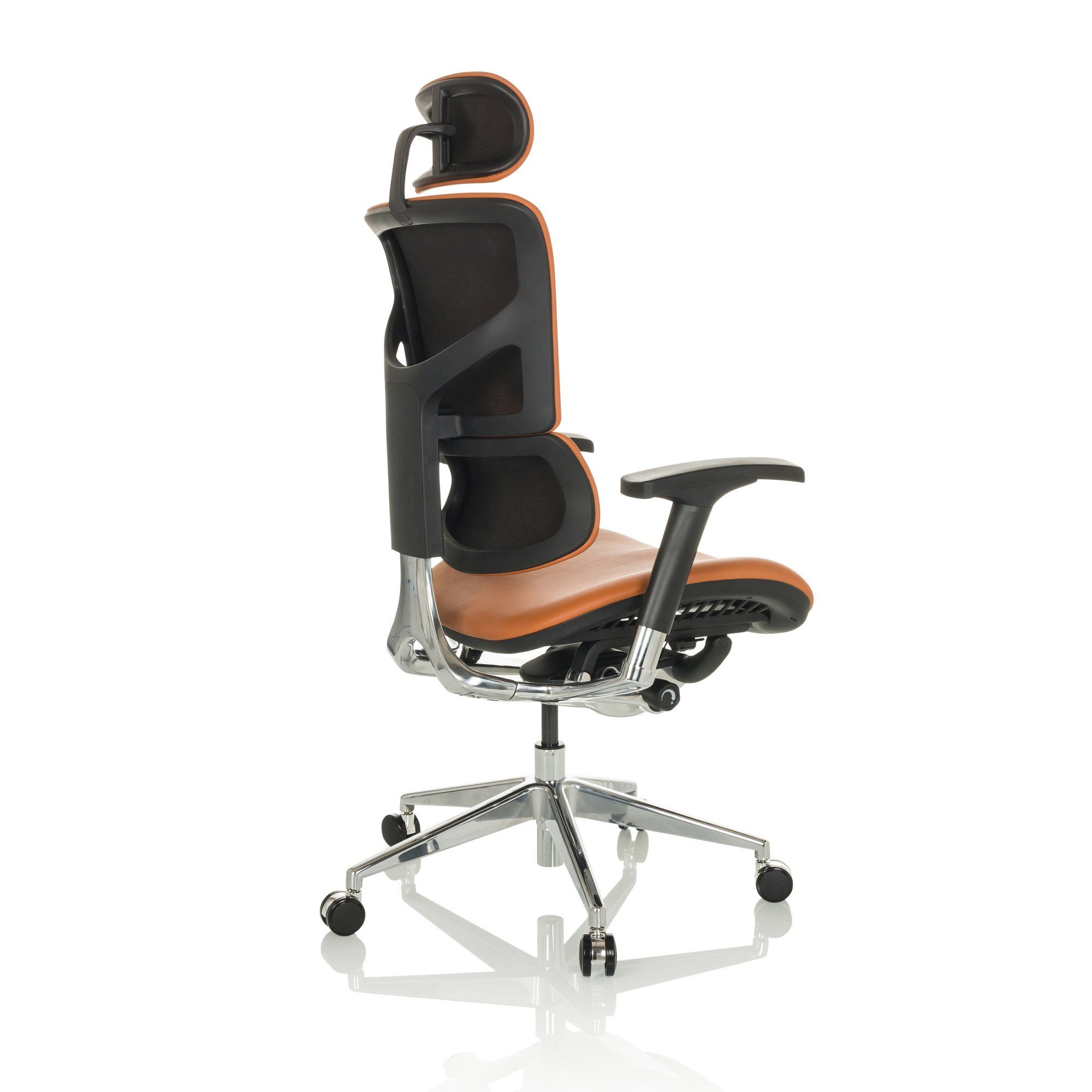 hjh OFFICE Drehstuhl Luxus Chefsessel ERGO-U2 L Leder (1 St), Bürostuhl ergonomisch