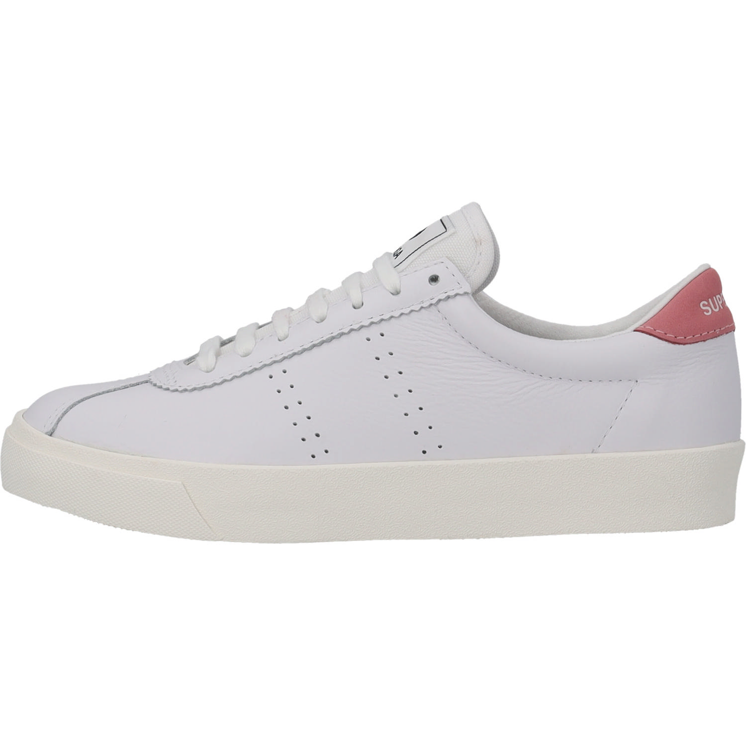 Superga 2843 Club S S7126CW, Sneakers Low, Damen, white pink favorio