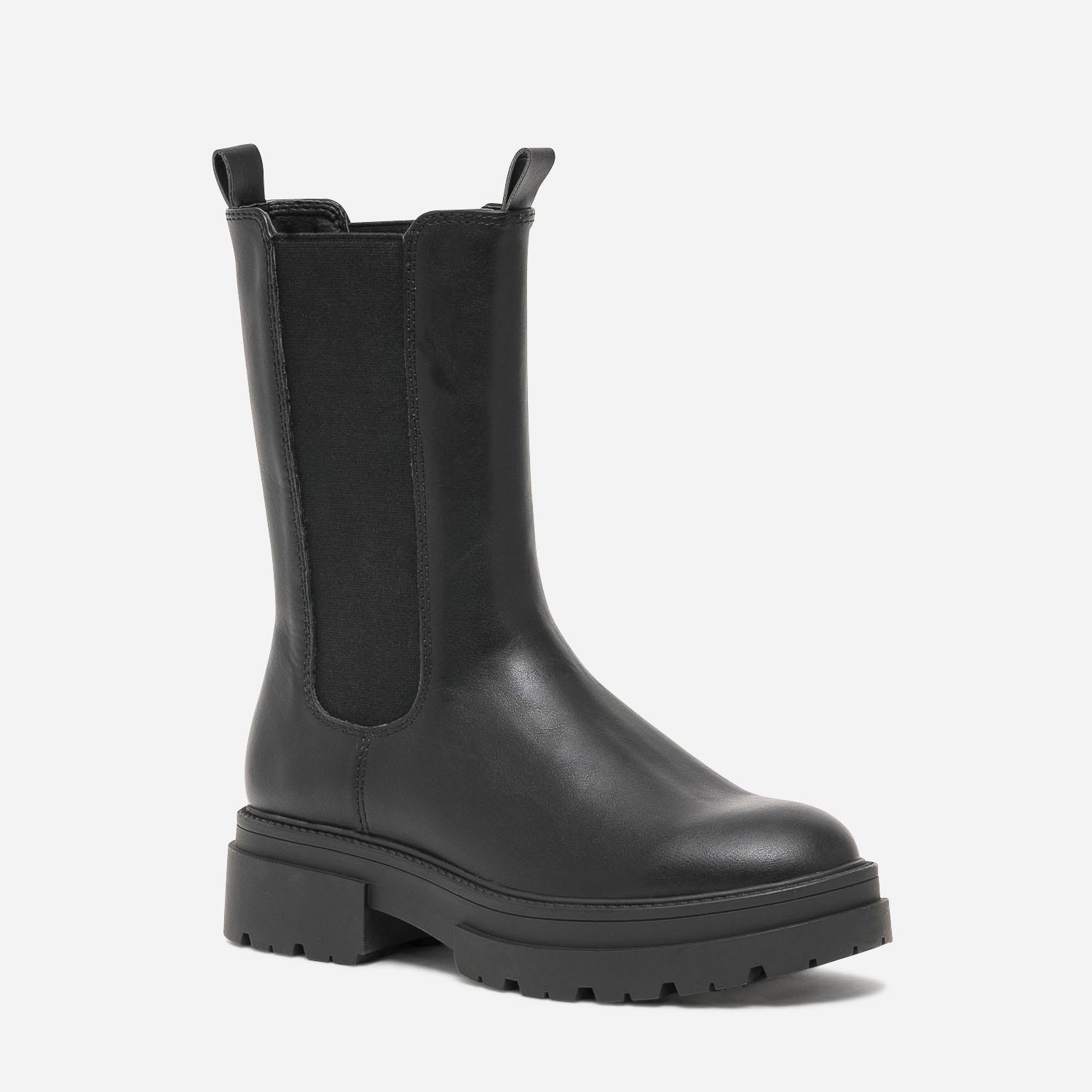 Chelsea boots TEXTO noir à tige mi-haute