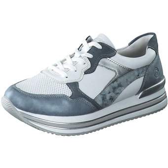 Remonte Plateau Sneaker in blau