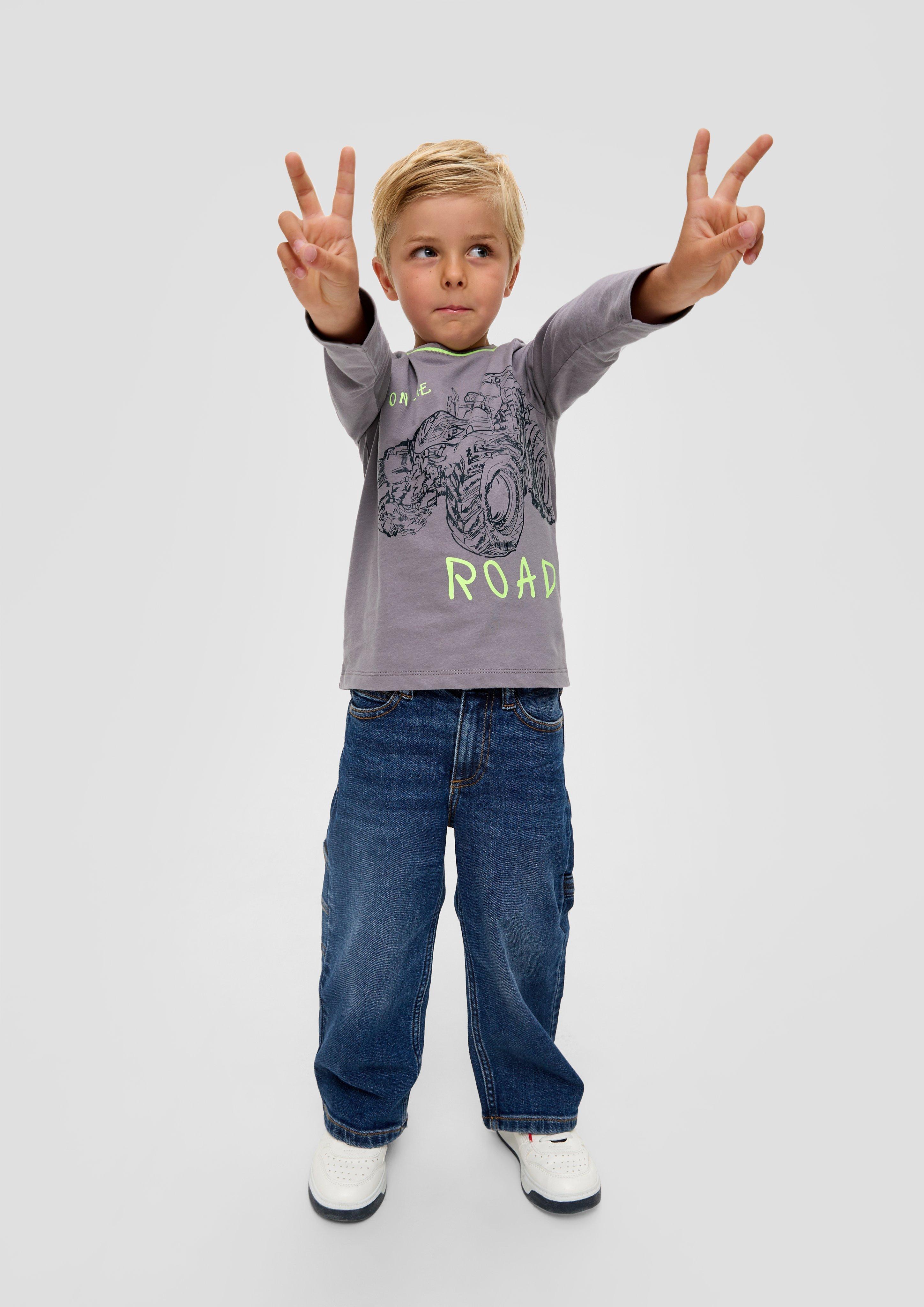 Longsleeve mit Frontprint  2140412-9206