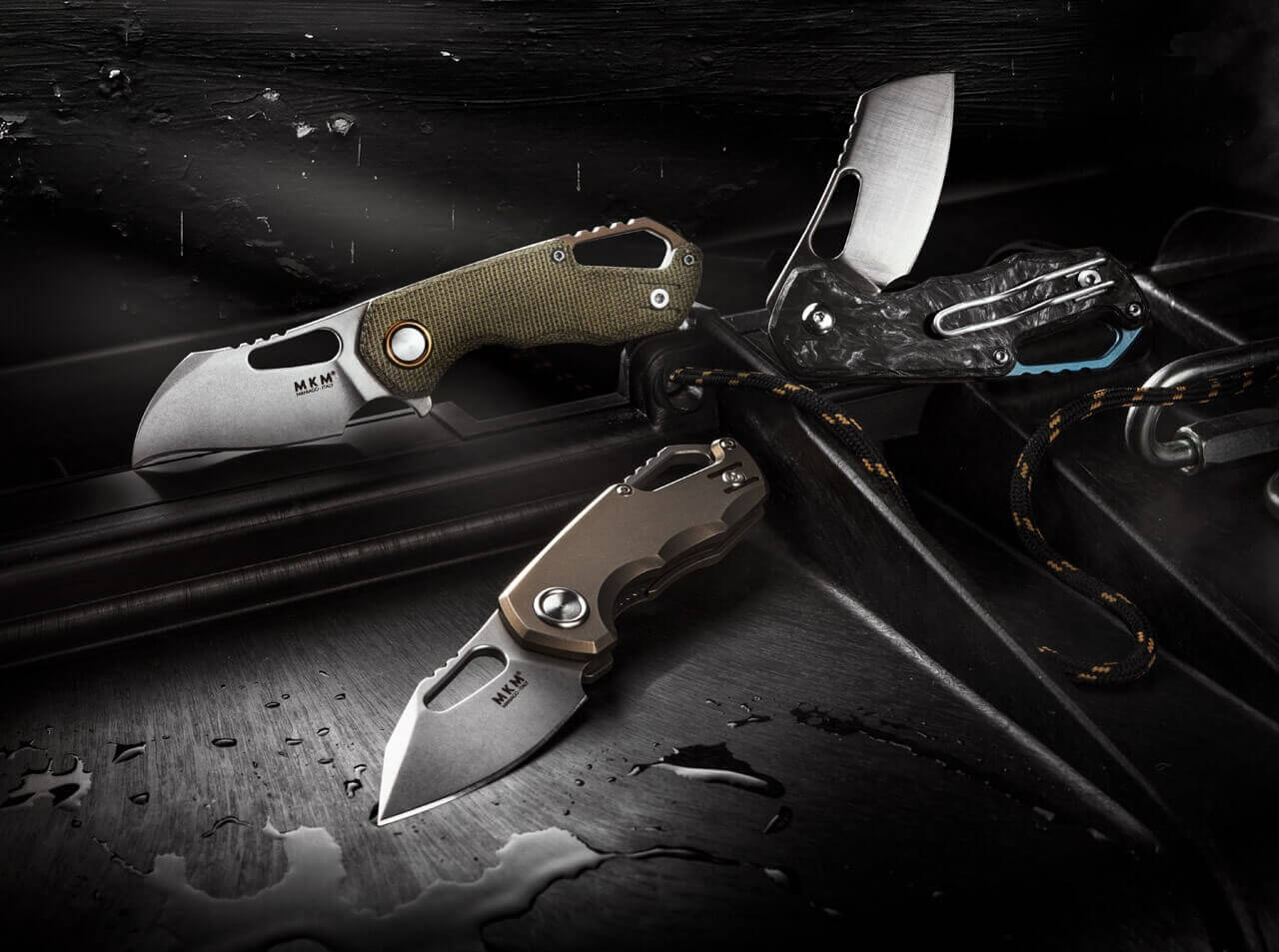 Isonzo M390 Clippoint Micarta Green