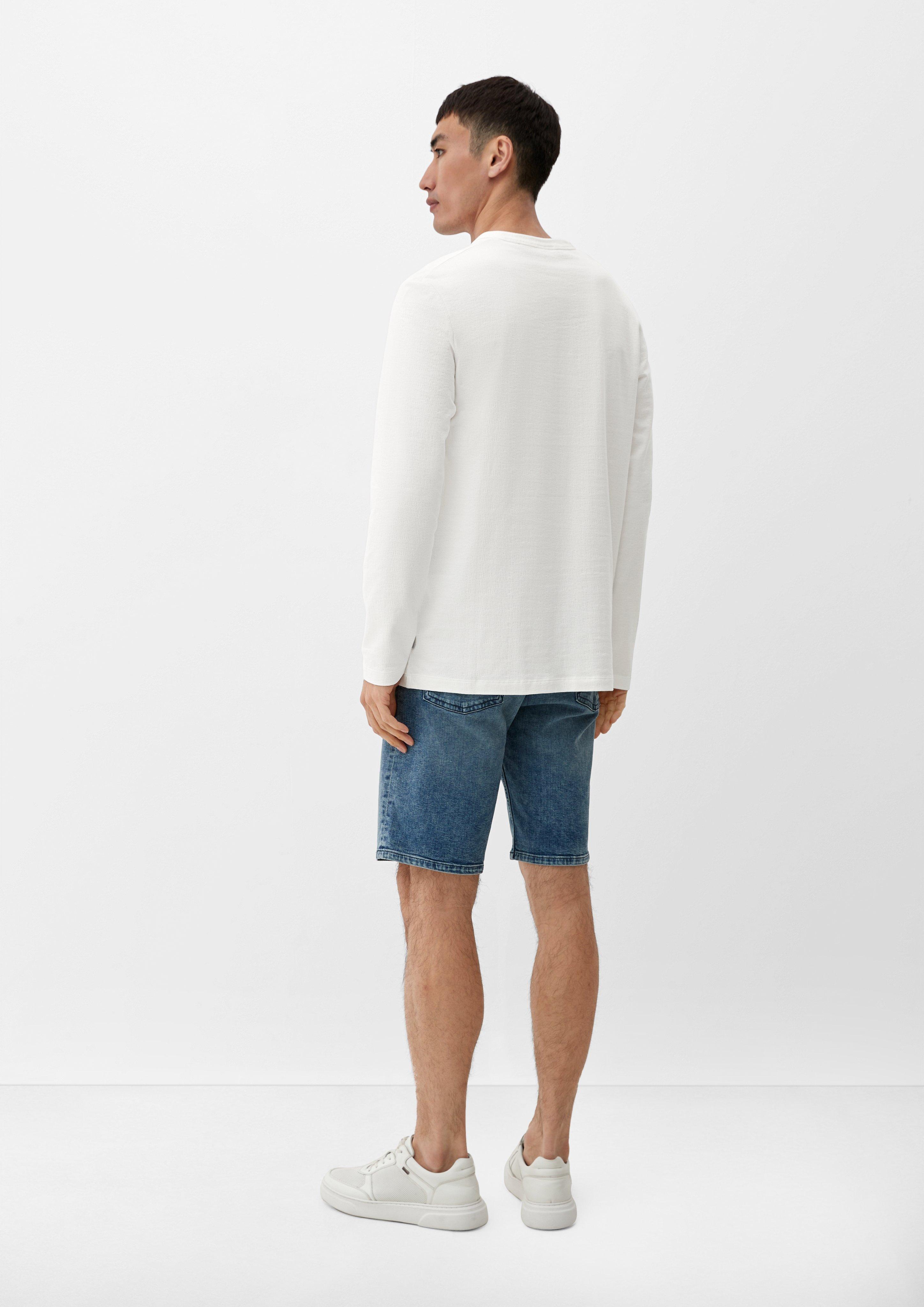 Longsleeve aus Seersucker  2129475-0120