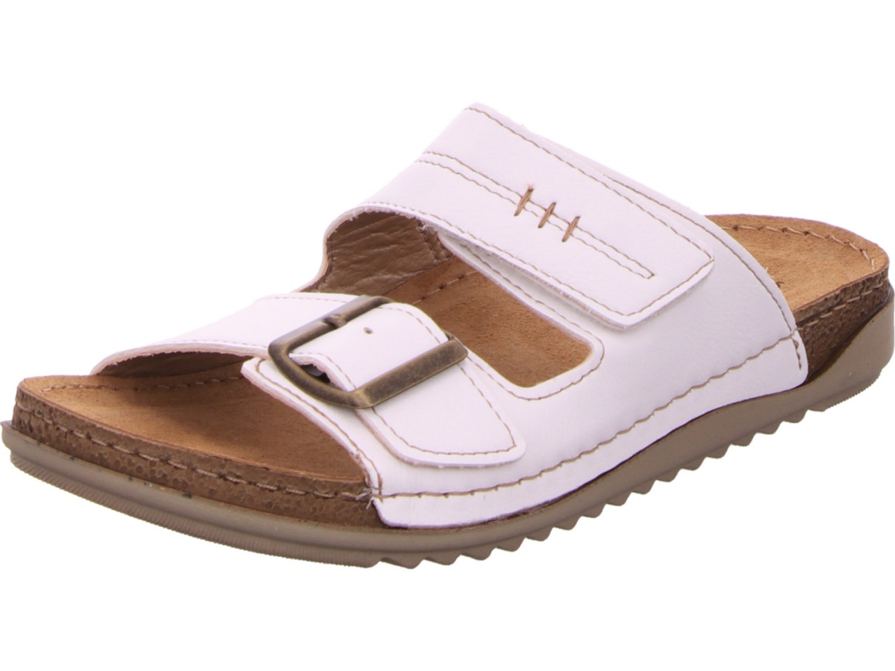 FISCHER MARKENSCHUH Sabots weiss Sarah