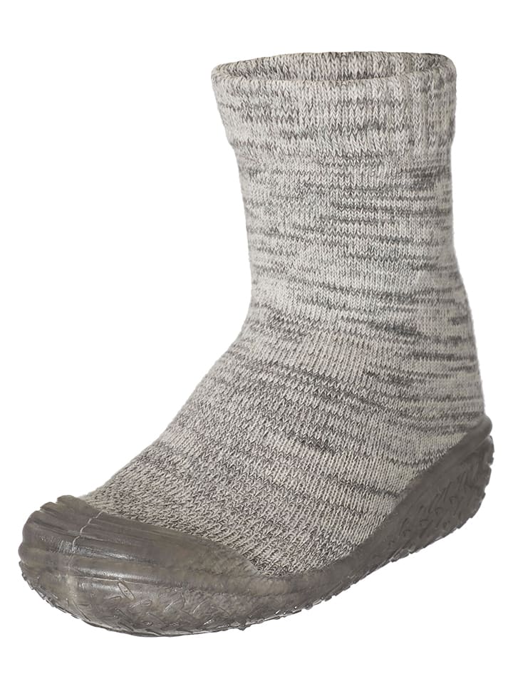 Playshoes Hausschuhe in Grau günstig kaufen