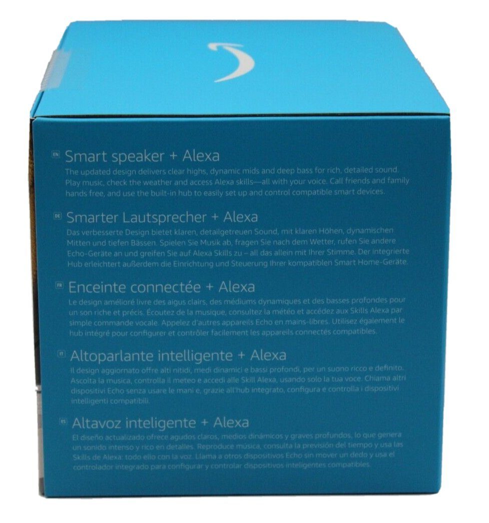 Amazon Echo 4. Generation Smarter WLAN und Bluetooth Lautsprecher Smart Speaker (Bluetooth, WLAN (WiFi), Bluetooth, mit Alexa, Dolby-Audio)