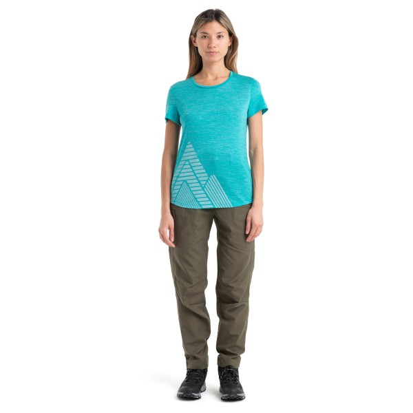 Icebreaker - Women's 125 Cool-Lite Sphere II S/S Peak Quest - Merinoshirt