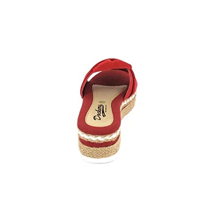 DOCKERS Klassische Sandalen rot