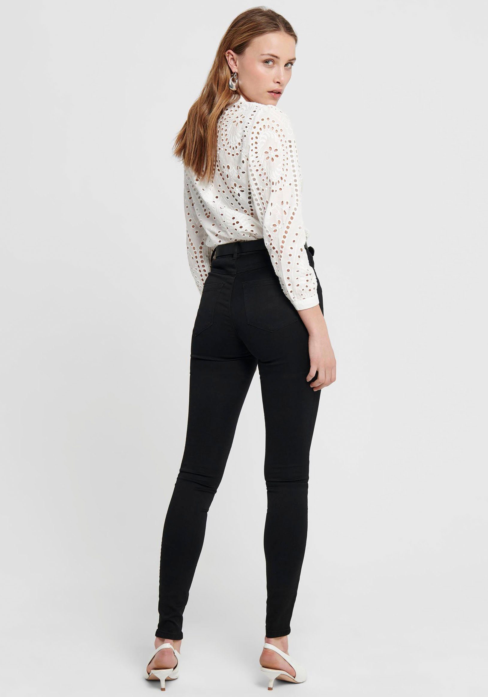 ONLY High-waist-Jeans ONLROYA HW SKINNY BJ13964 im 5-Pocket-Design