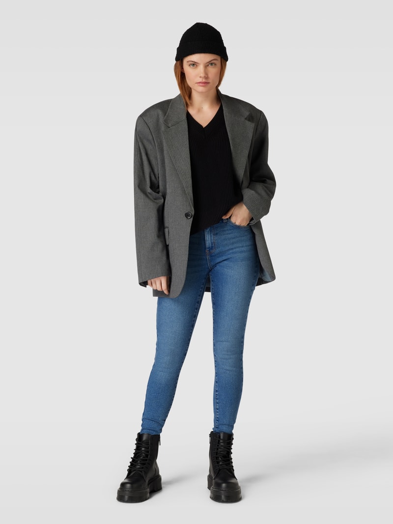 Skinny Fit Jeans im 5-Pocket-Design Modell 'DANA' in jeans