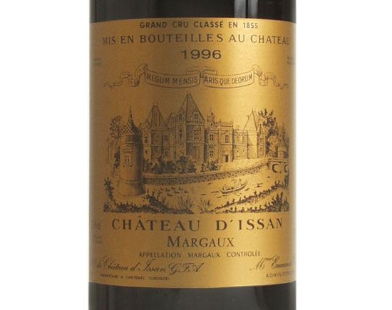 Château D'Issan Rouge 1996, Troisième Cru Classé En 1855 Bordeaux Margaux