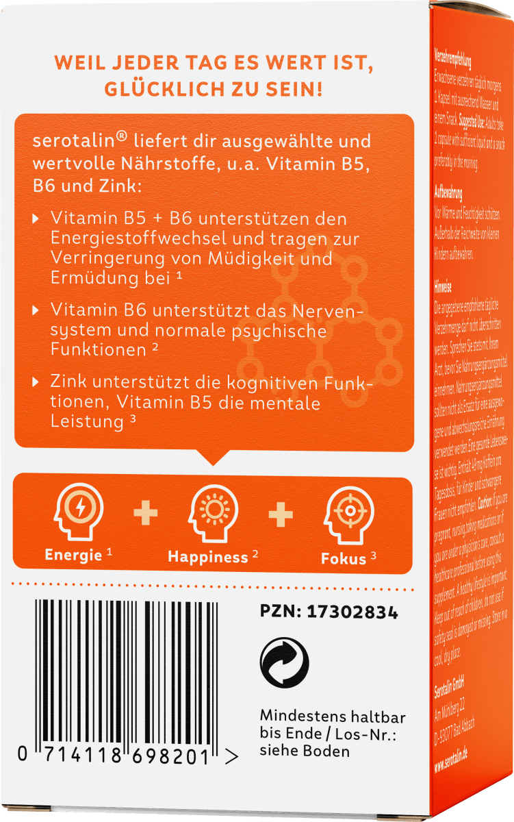 serotalin Kapseln 60 Stück, 36 g