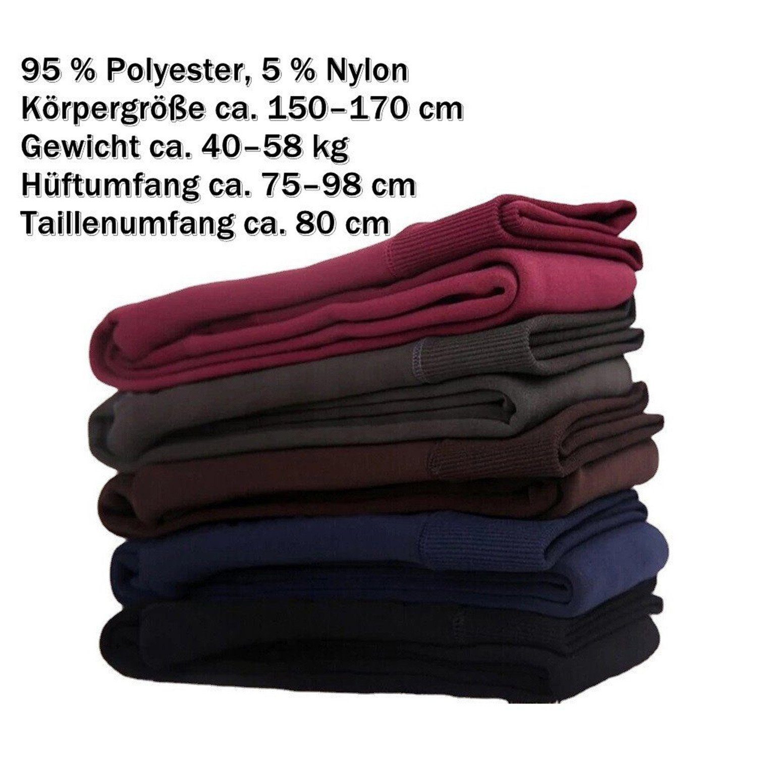 Daisred Thermoleggings Damen Thermo Strumpfhose Leggings mit Innenfleece