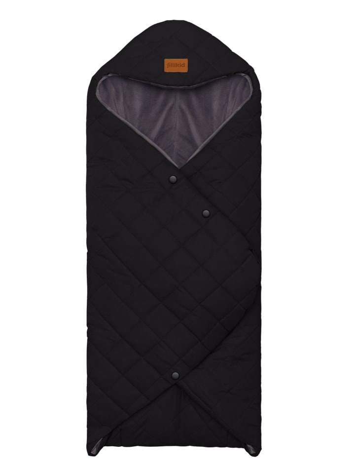 fillikid Winterfußsack Einschlagdecke Palü Exklusiv in Schwarz günstig kaufen onesize