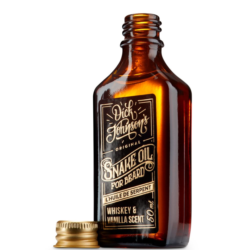Dick Johnson Bartöl Snake Oil, Einzigartiger Duft von Whiskey und Vanille