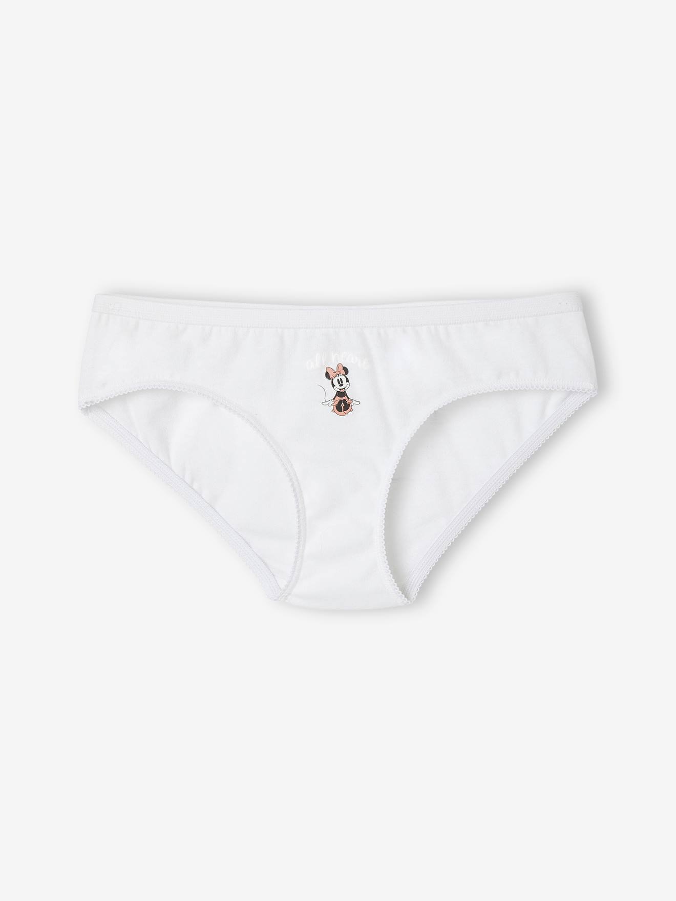 Lot de 7 culottes fille DS® Minnie rayé marine