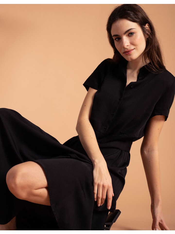 More & More Maxiblusenkleid in schwarz günstig kaufen