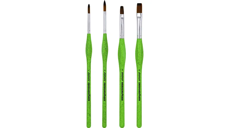 EBERHARD FABER Green Winner Synthetik Pinselset rund und flach