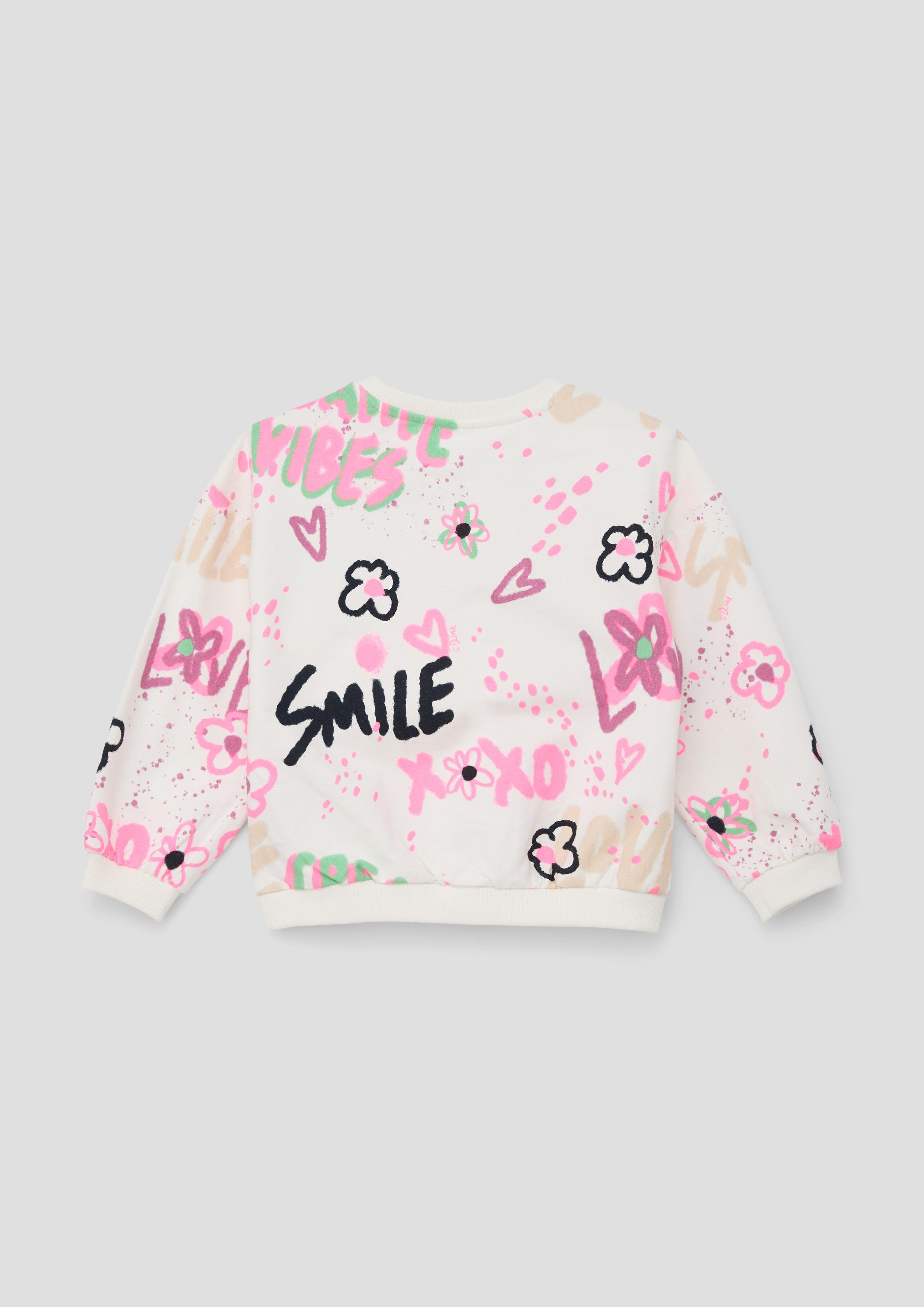 Sweatshirt mit All-over-Print  2140030-0210