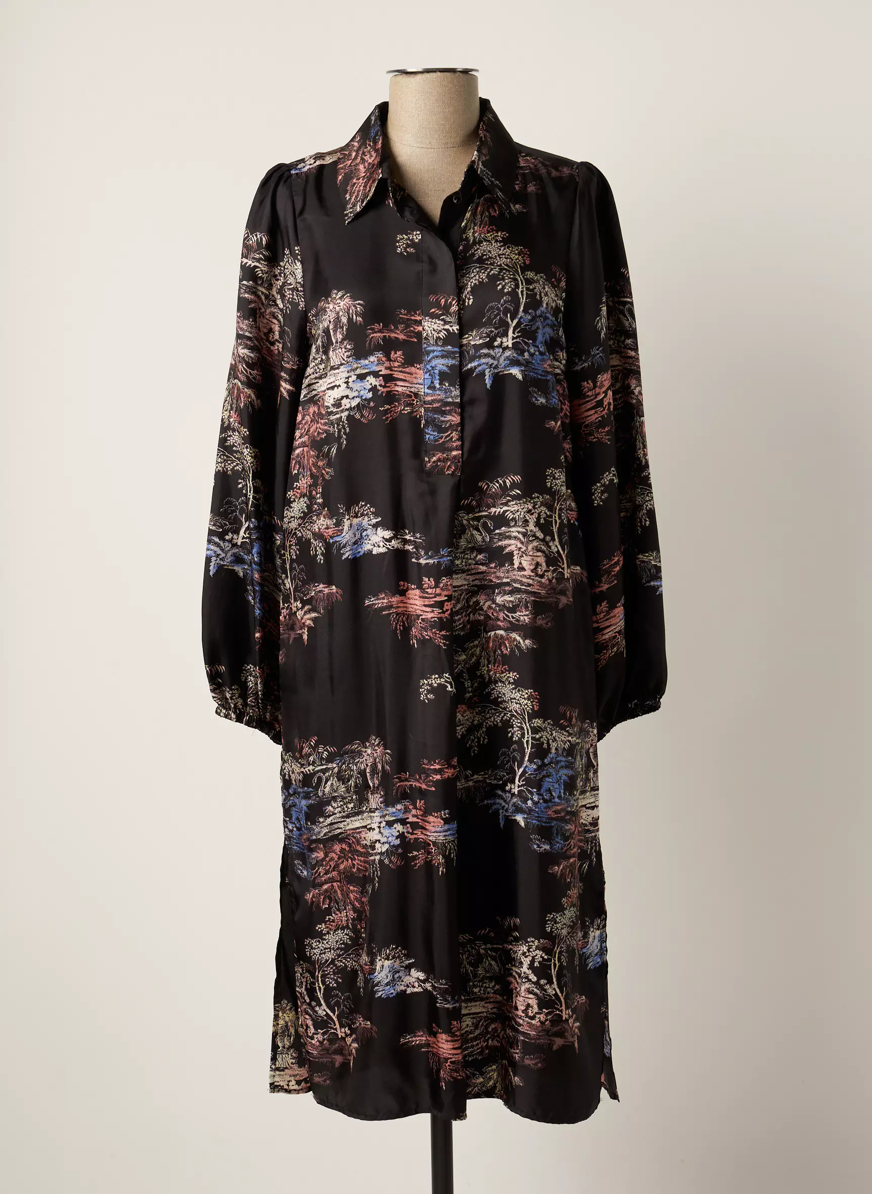 Second Female Robes Mi Longues Femme couleur noir
