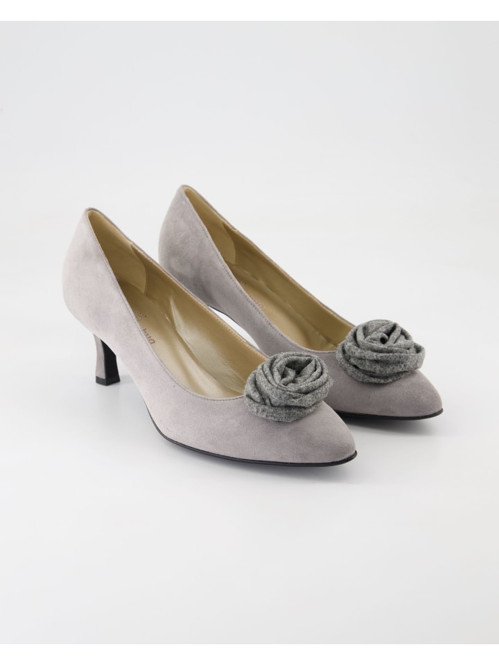 dirndl bua Trachtenschuhe in Grau günstig kaufen