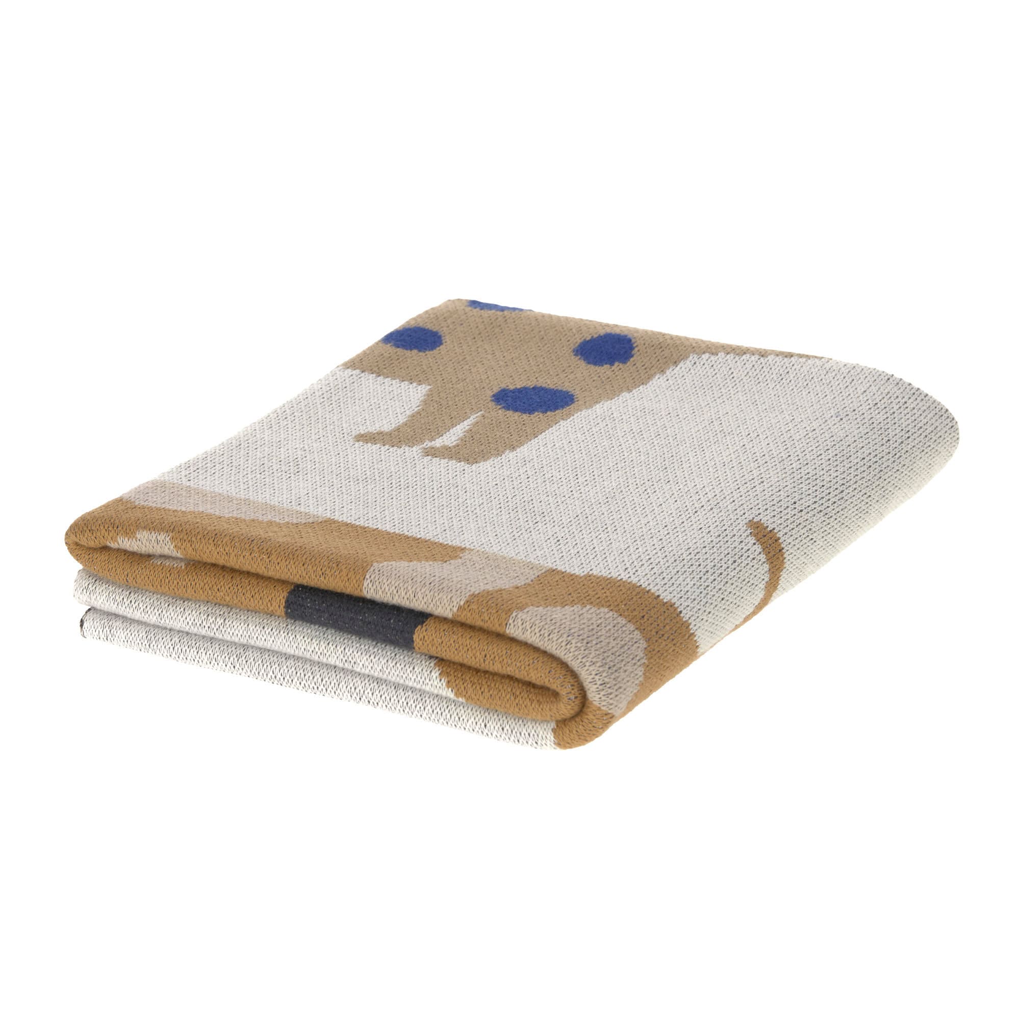 Babydecke - Bio Baumwolle, Royal Blau