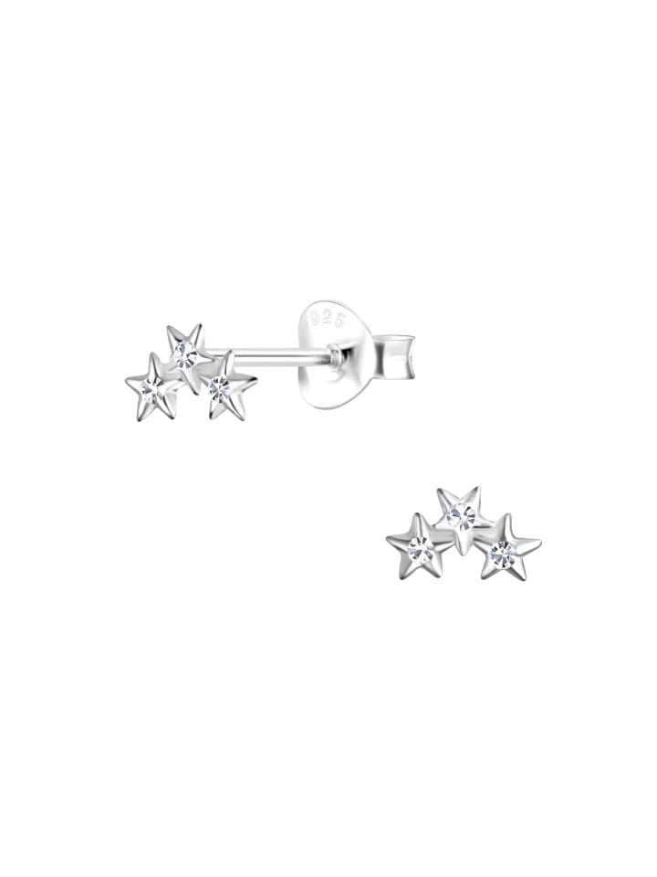 Alexander York Ohrringe, Ohrstecker STAR in 925 Sterling Silber, 2-tlg. günstig kaufen onesize