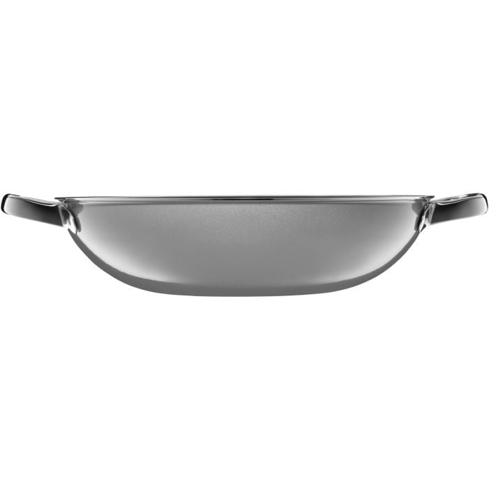 Fusiontec Mineral Wok mit Glasdeckel, 32 cm, Platinum