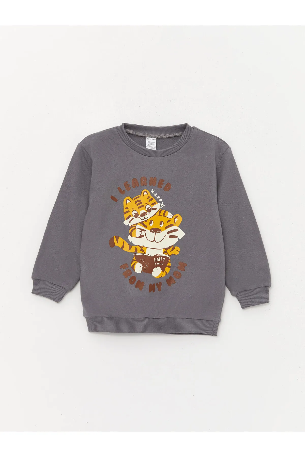 LC Waikiki  Langarm-Sweatshirt mit Rundhalsausschnitt für Babys und Jungen, 2er-Pack
