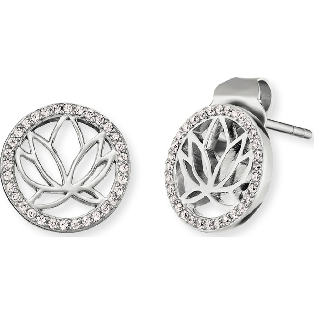 Engelsrufer Boucles d'oreilles à fermoir à poussette 925 Argent rhodié Boucles d'oreilles