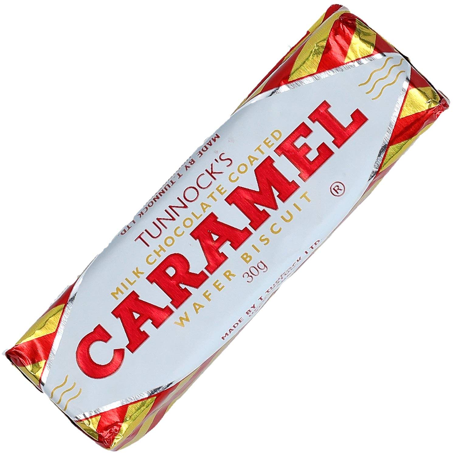 Tunnock's Caramel Milk Chocolate Wafer Biscuits 4x30g
