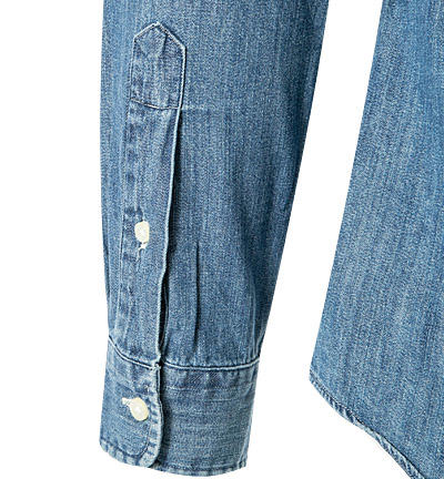 Polo Ralph Lauren, Jeanshemd, Slim Fit, Baumwolle, mittelblau