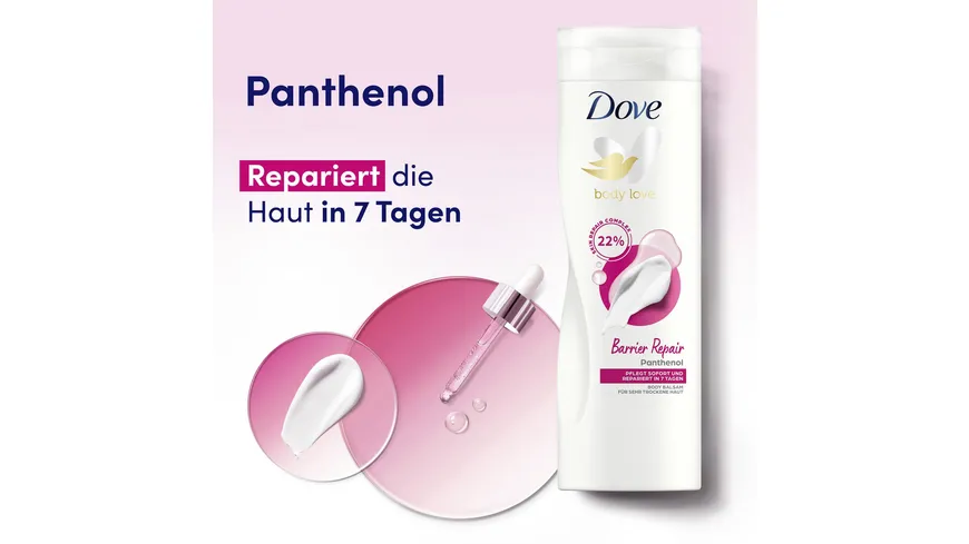 Dove Barrier Repair Body Balsam mit Panthenol 400 ml