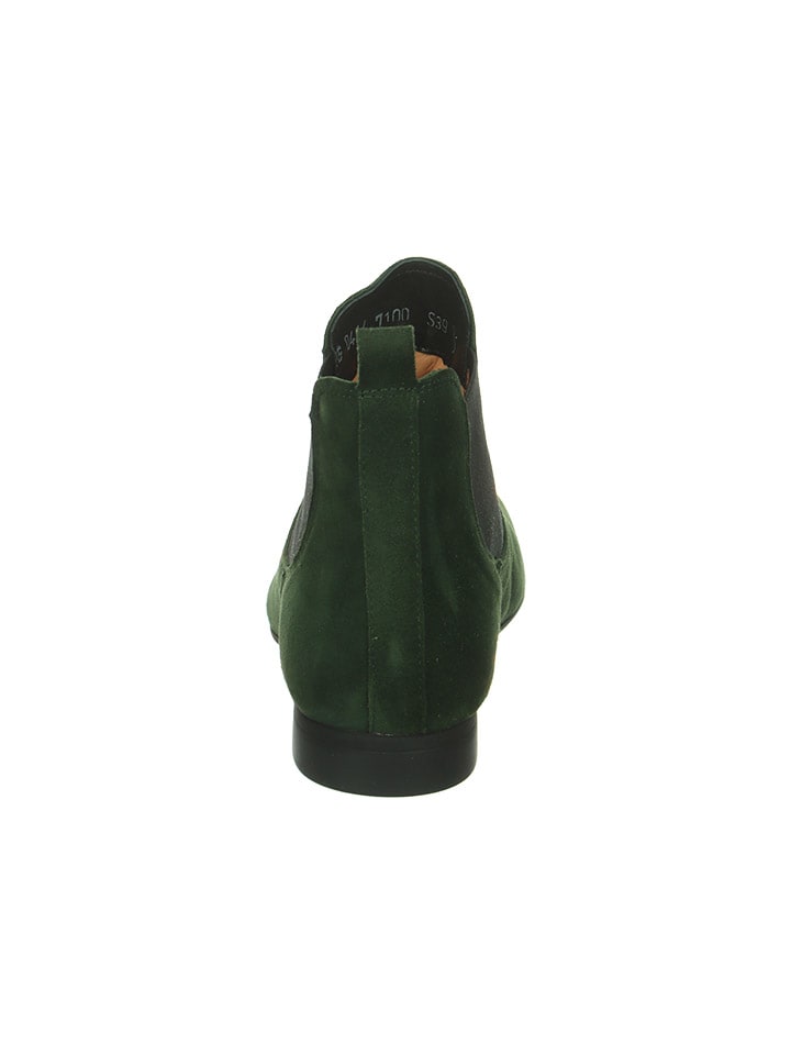 Think! Leder-Chelsea-Boots in Grün günstig kaufen