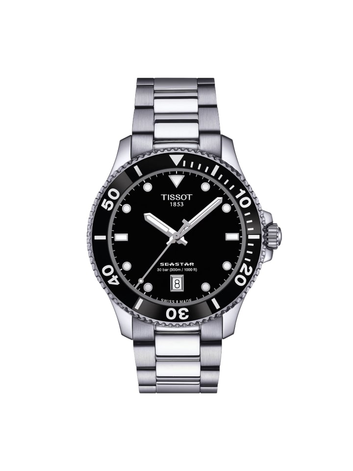 Tissot Herrenarmbanduhr Quartz Edelstahl 40 mm günstig kaufen onesize