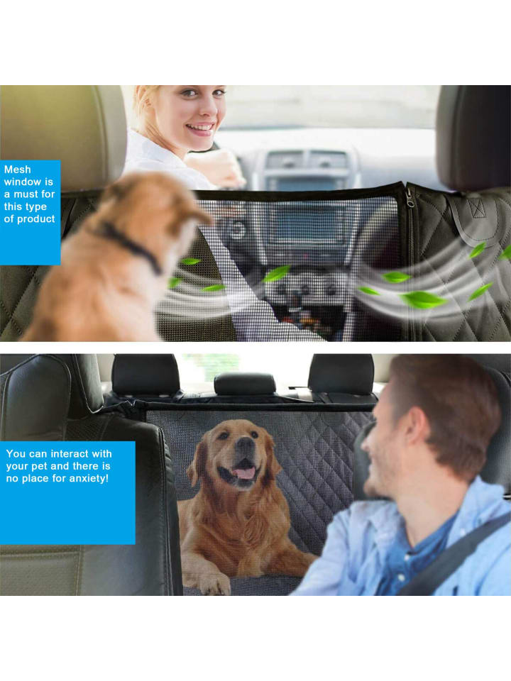 Intirilife Rücksitz Hundedecke in Schwarz günstig kaufen onesize