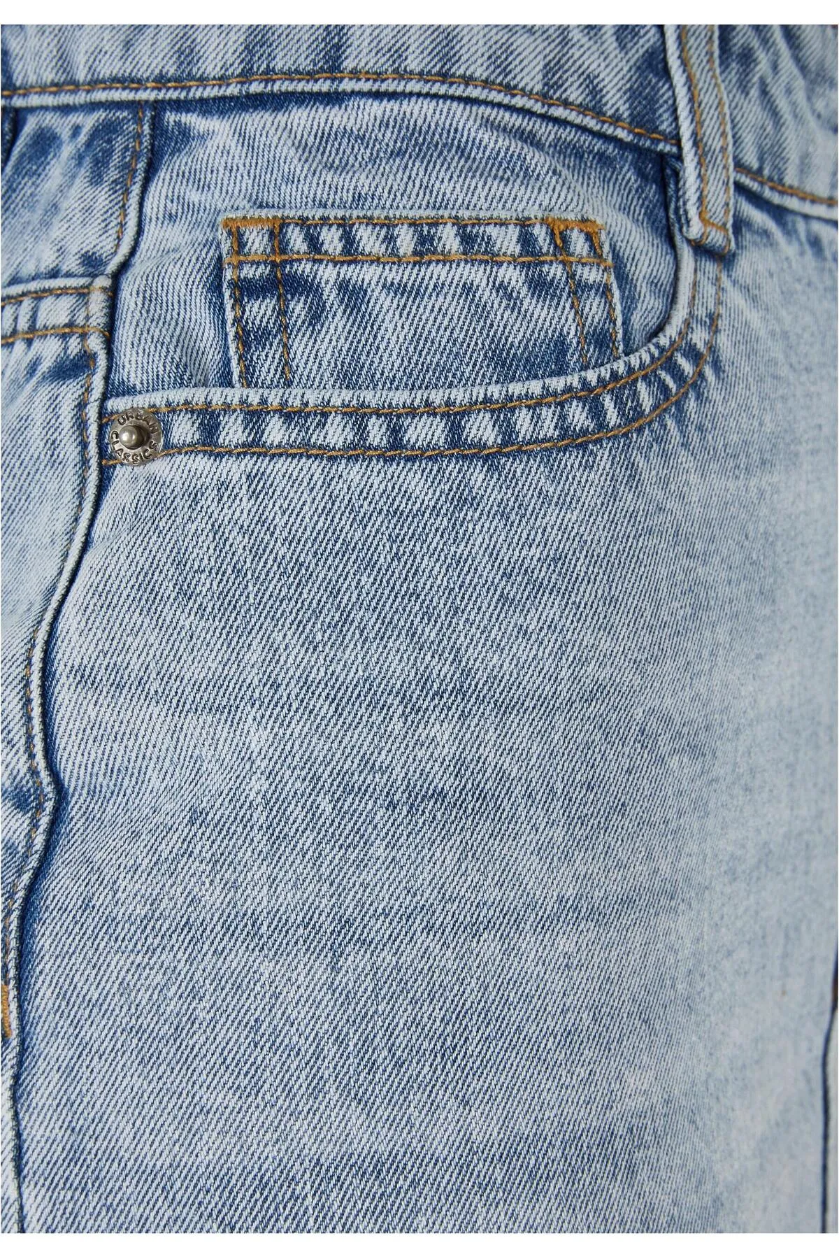 Urban Classics  Damen Ladies Midi Denim Skirt