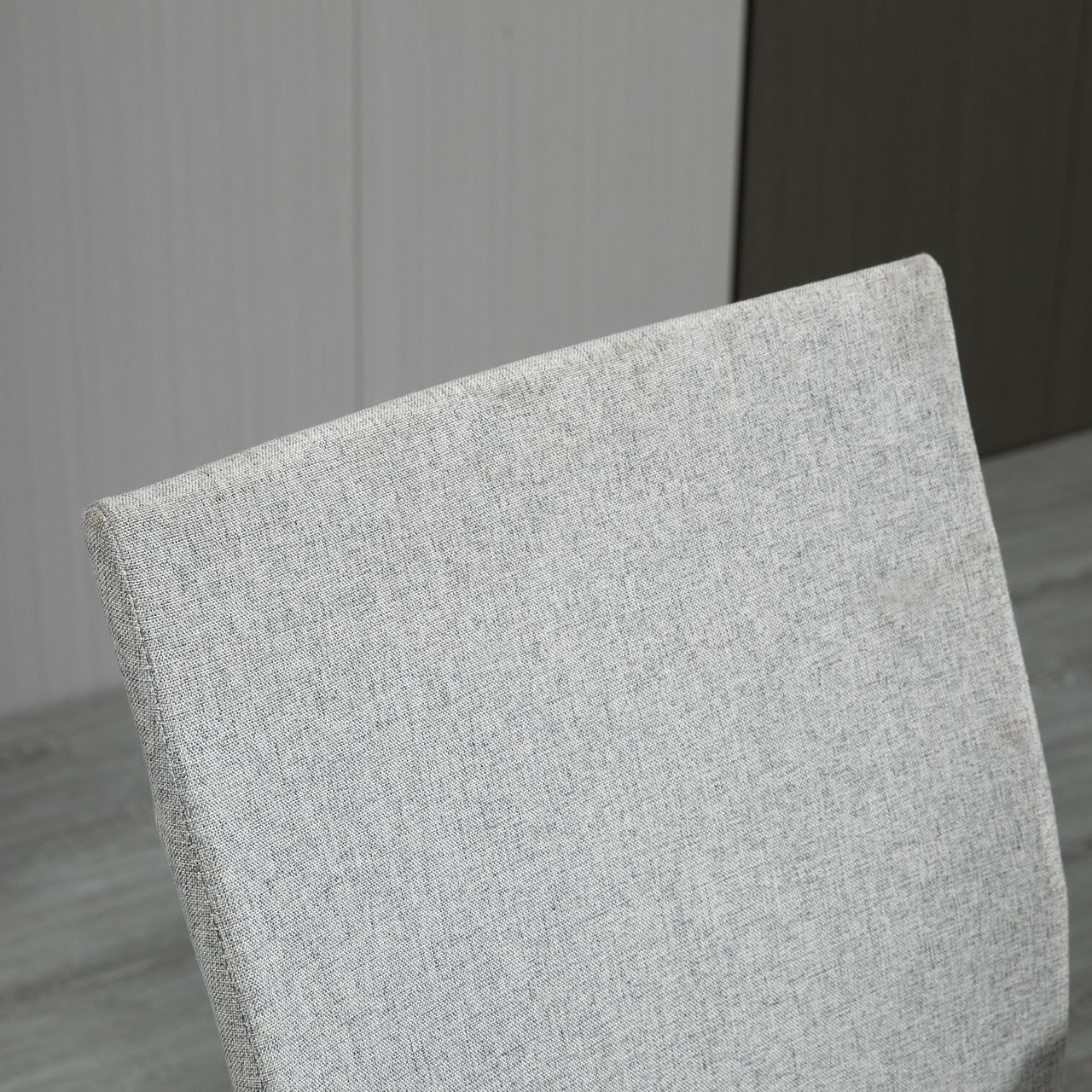 HOMCOM Bürostuhl Schreibtischstuhl Netzrückenstütze mit Wippenfunktion Kopflehne Home-Office-Stuhl höhenverstellbarer ergonomisch 360°-Drehräder Schaumstoff Nylon Grau 61 x 61 x 89-99 cm