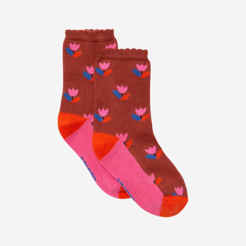 Chaussettes bébé fille tulipes Catimini