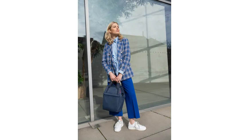 reisenthel Allrounder Herringbone R dark blue
