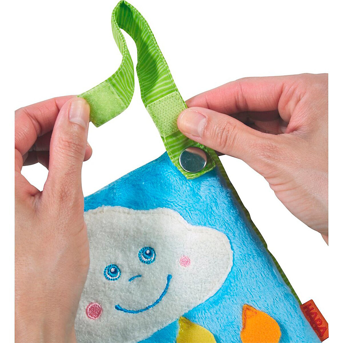 HABA 306028 Stoffbuch Regenbogenwelt
