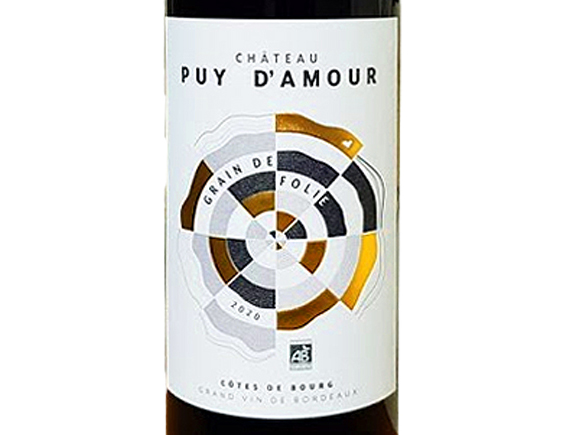 Château Puy D'Amour Grain de Folie 2020 Bordeaux Côtes de Bourg