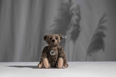 Richard Steiff Teddybär, 28 cm, hellgrau