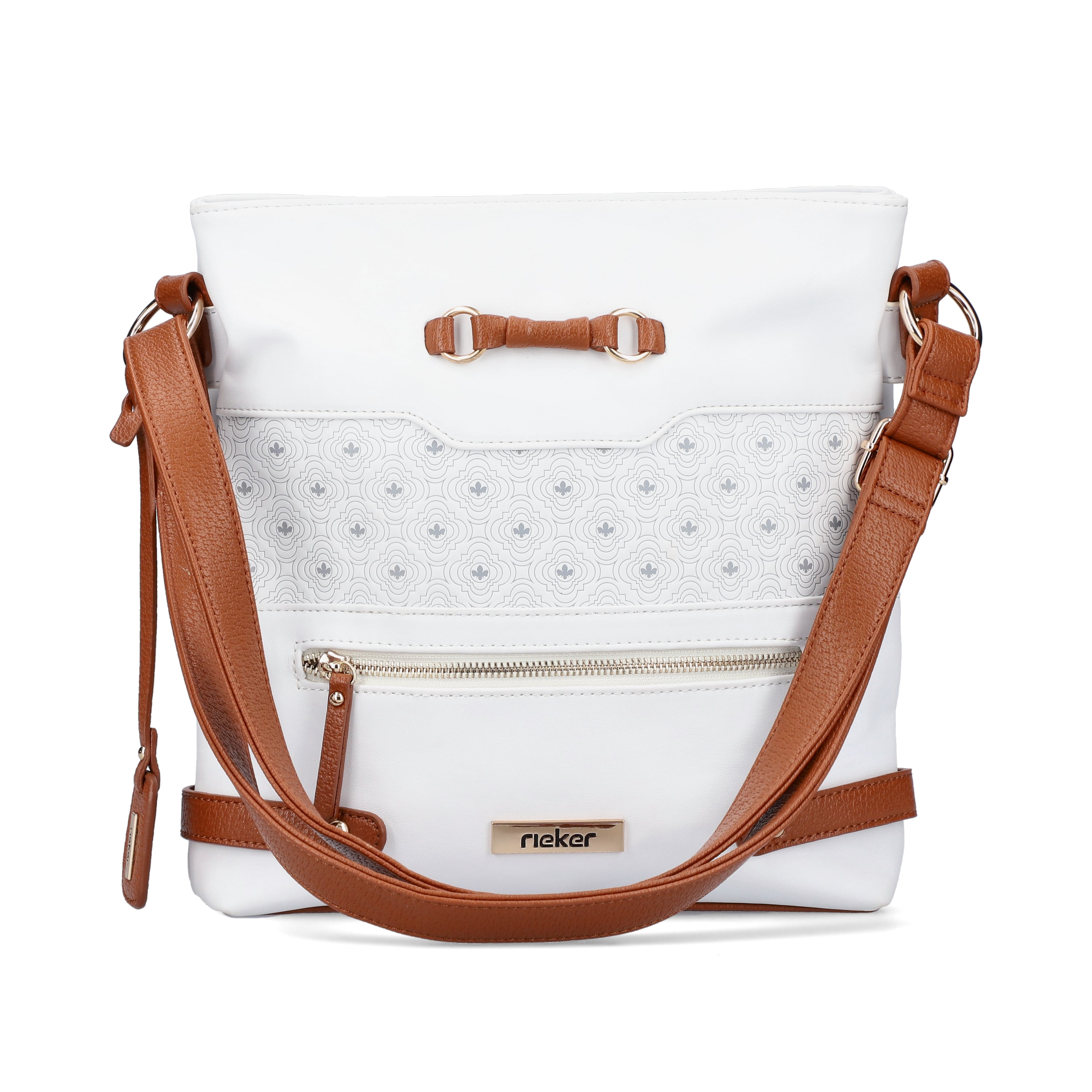 Rieker | Handtasche reinweiß-nussbraun
